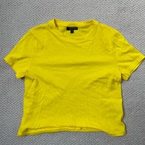 Size 4 Yellow Topshop Tee